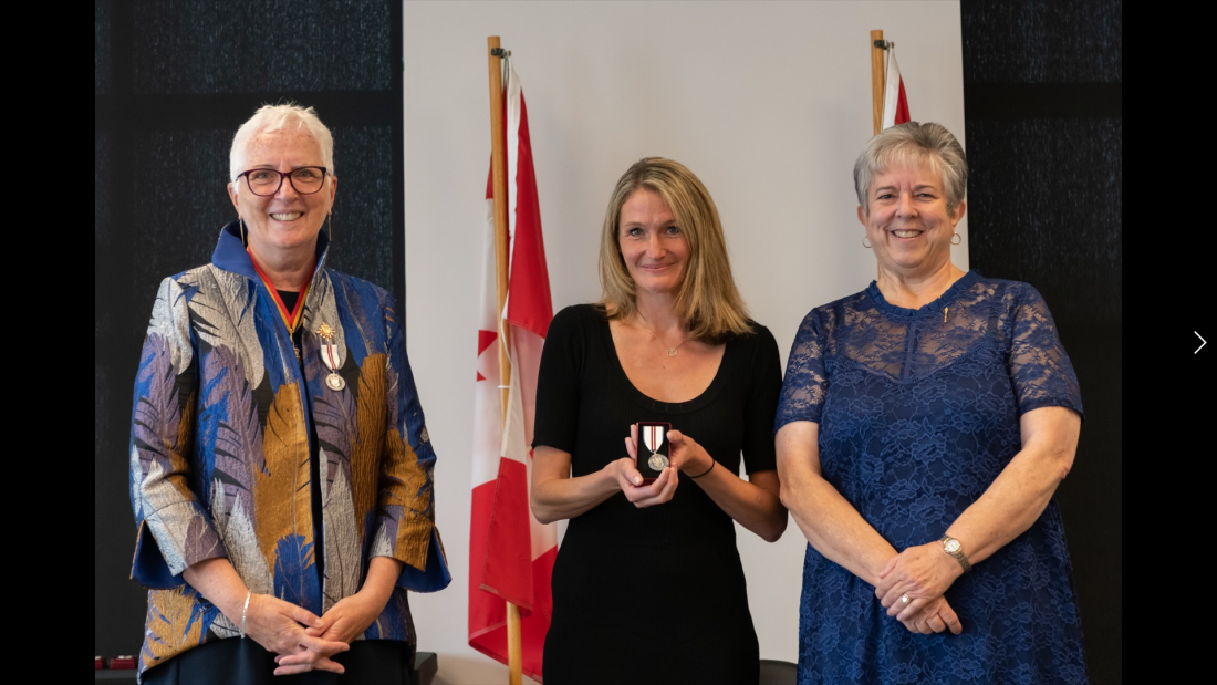 LJI Journalist Vicki Hogarth From CHCO Television Awarded Queen's Platinum Jubilee Medal For