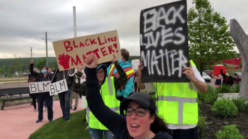 Cape Breton Communities Protest Against Racism