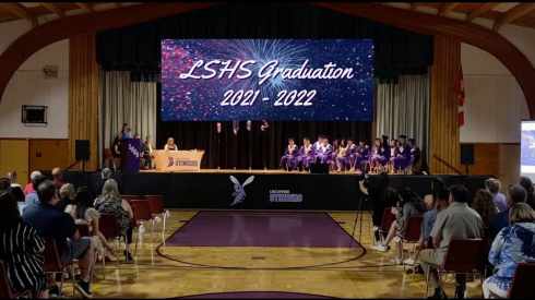 2022 LSHS Graduates Attend First In-Person Ceremony. 